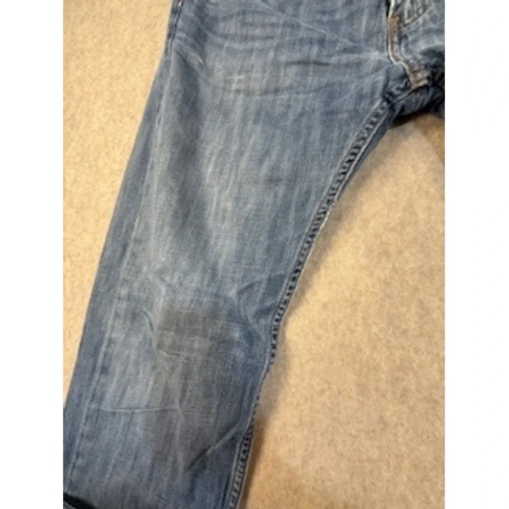 Levis 505 Regular Fit Straight Leg‎ Jeans Mens 33x32 Medium Wash Blue Denim